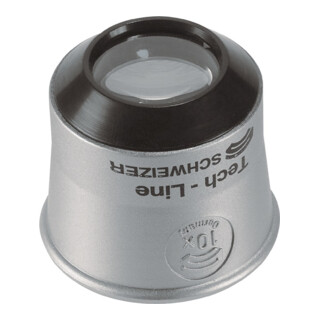 Schweizer Uhrmacherlupe Tech-Line Vergr. 8x Linsen-D.22,8mm