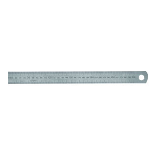 SCHWENK Règle en acier inoxydable de précision 300 mm, graduation laser