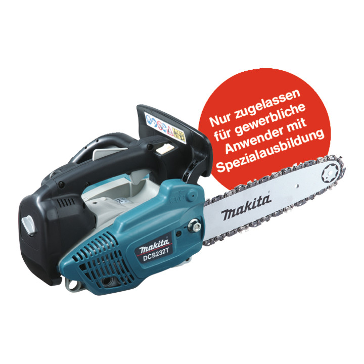 Makita Tronçonneuse à poignée supérieure 25 cm, 0,74 kW DCS232T