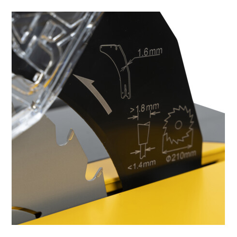 Scie à format DEWALT 54V version de base DCS7485N-XJ