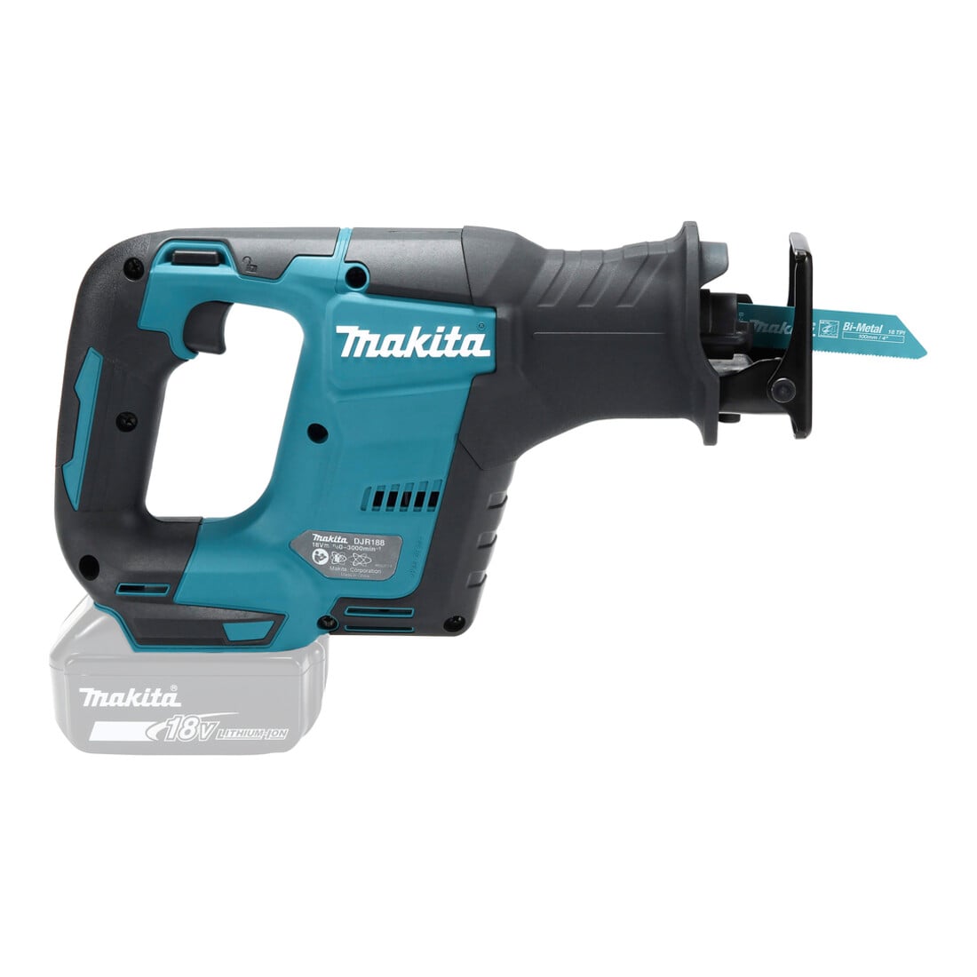Scie alternative à batterie Makita DJR188Z