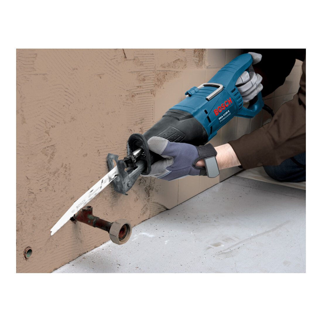 Scie alternative Bosch GSA 1100 E Lame de scie métal S 123 XF Lame de scie bois S 2345 X