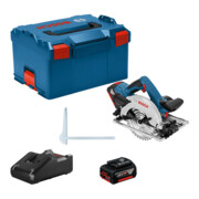 Scie circulaire à batterie Bosch GKS 18V-57 G avec 2 x 4,0 Ah batteries Li-Ion L-BOXX