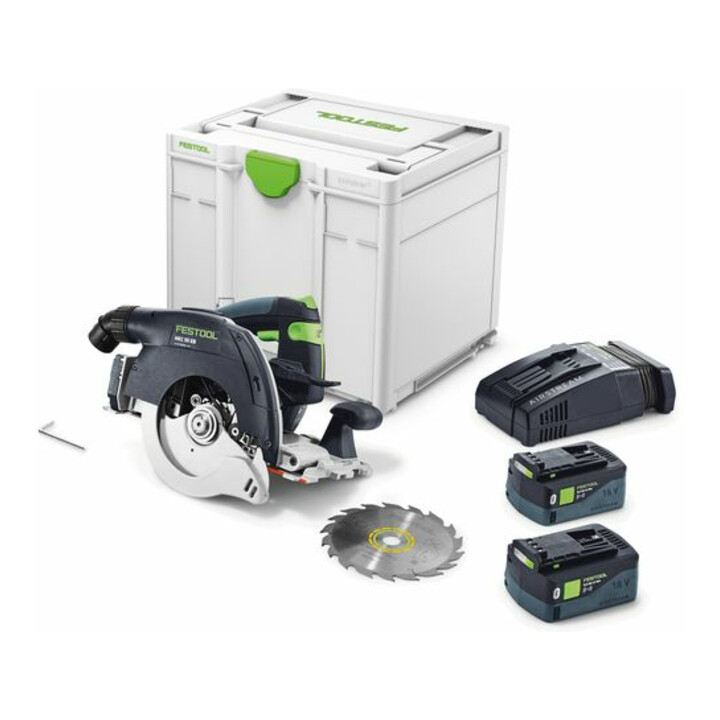Scie circulaire à capot basculant sans fil HKC 55 5,2 EBI-Plus-SCA Festool