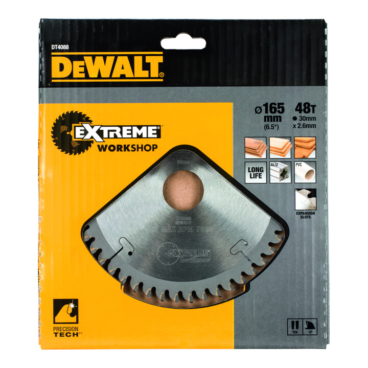 Scie circulaire à main DEWALT 165/30mm 48TFZ