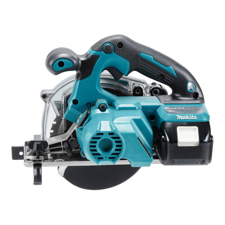 Scie circulaire à métaux à batterie Makita 18 V / 5,0 Ah