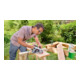 Scie circulaire Bosch PKS 40, avec lame de scie circulaire Optiline Wood