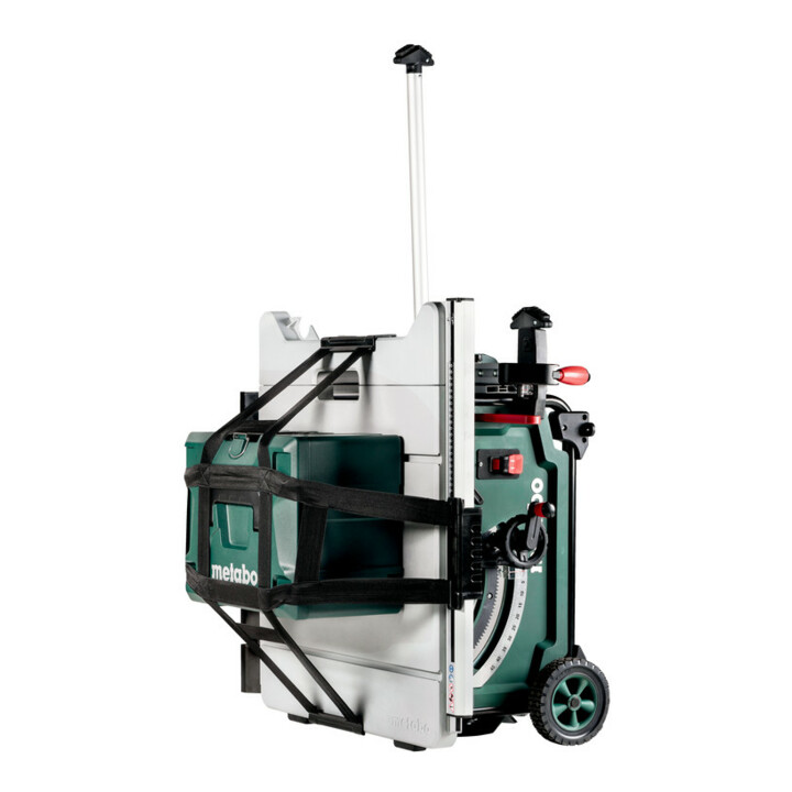 Scie circulaire de table sans fil TS 36-18 LTX BL 254 metabo, avec socle et fonction trolley, carton, 18V 4x8Ah LiHD + ASC Ultra