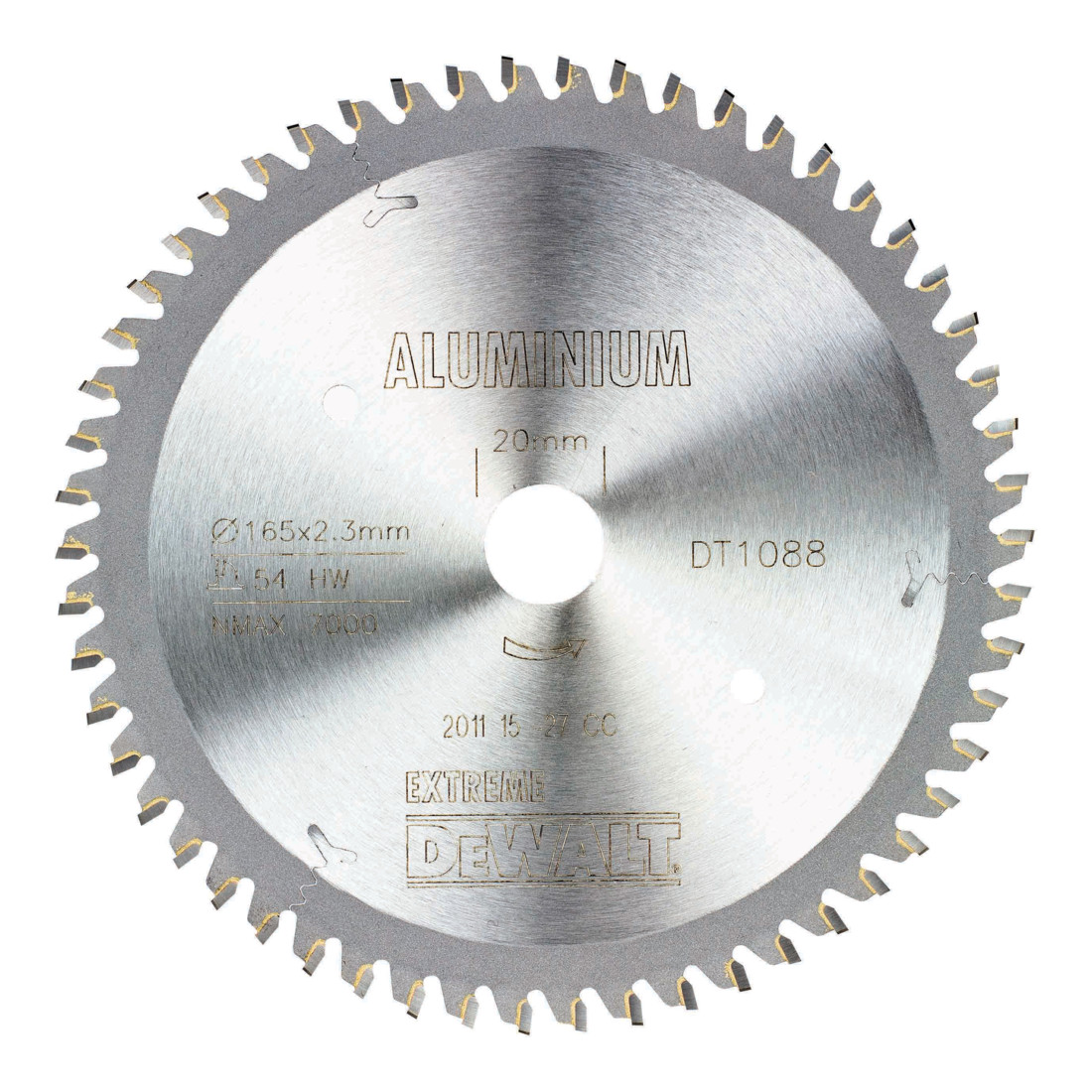 Scie circulaire manuelle à lame circulaire DEWALT 165/20 mm 54TFZ DT1088-QZ