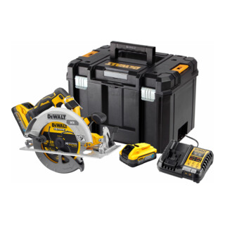 Scie circulaire manuelle sans fil DEWALT 18V/5Ah