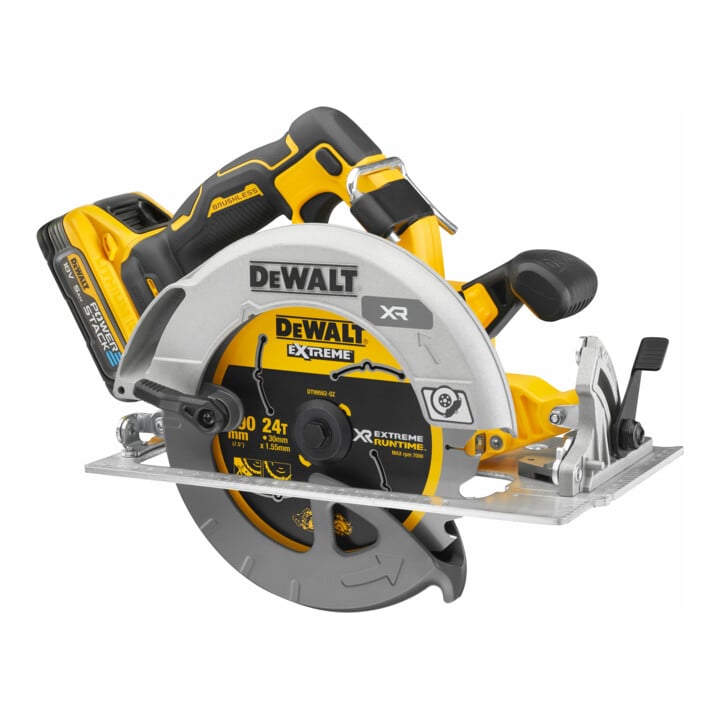 Scie circulaire manuelle sans fil DEWALT 18V/5Ah