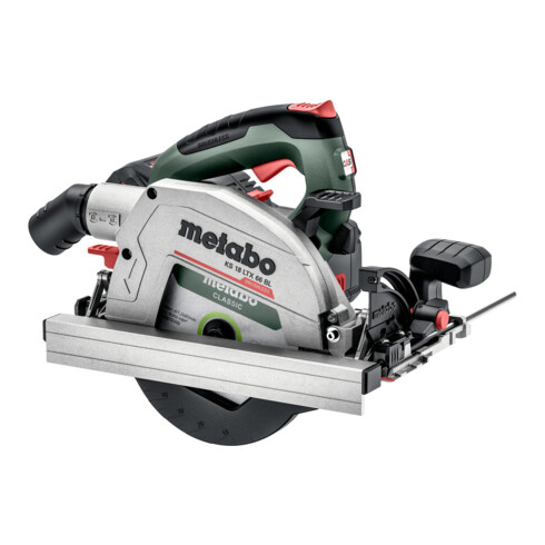 Scie circulaire portative sans fil Metabo KS 18 LTX 66 BL 18V avec batteries et chargeur, dans metaBOX 340