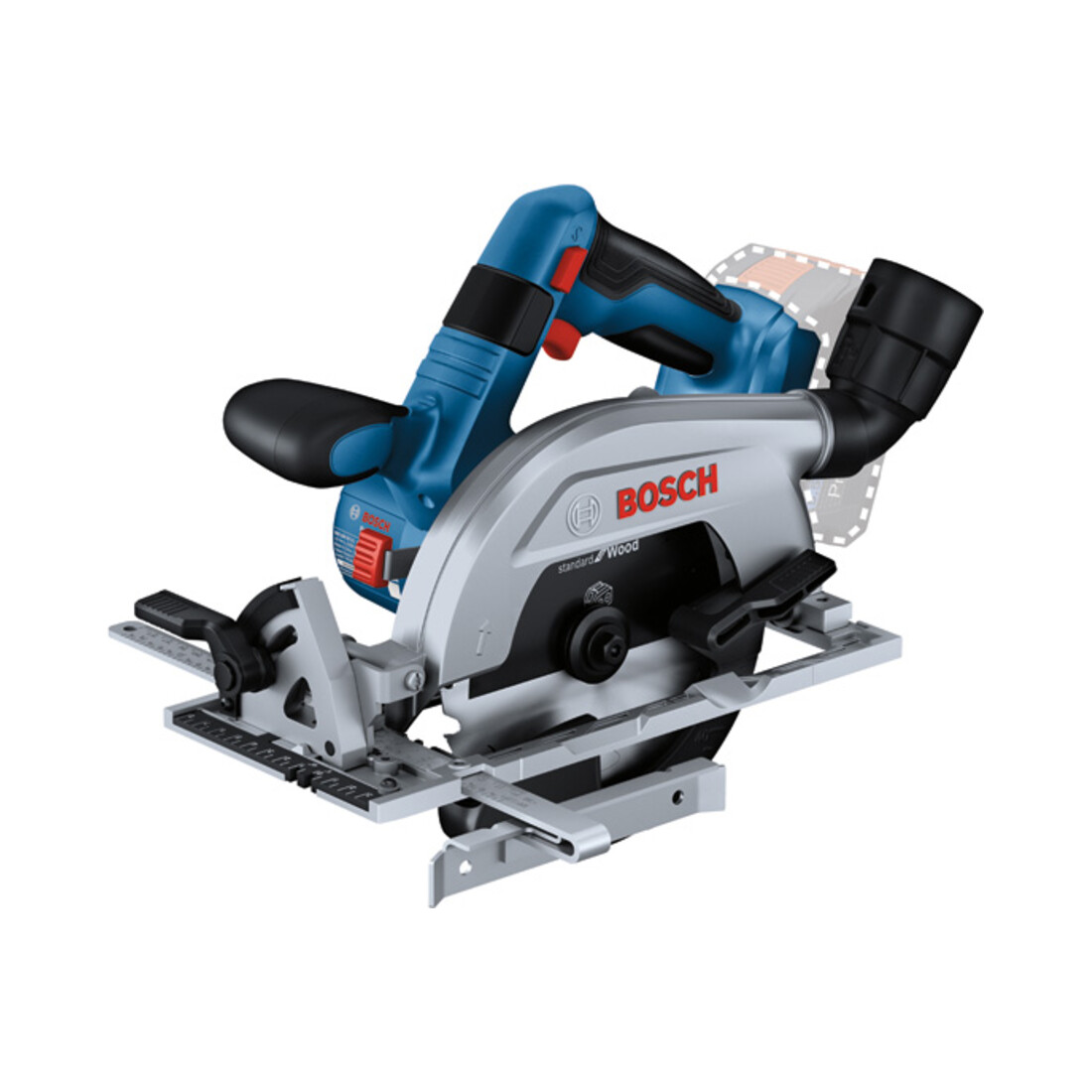 Scie circulaire sans fil Bosch GKS 18V-57-2 L, L-BOXX