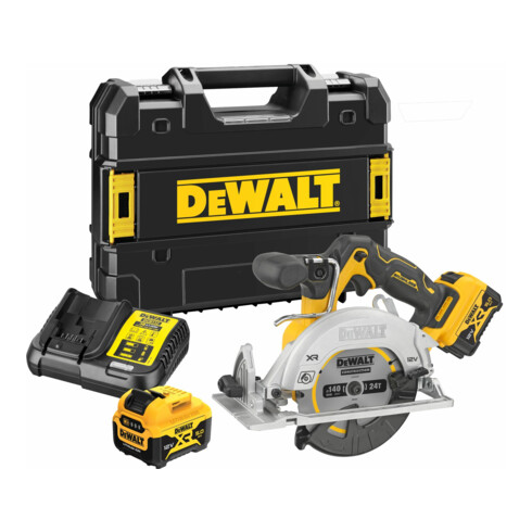 Scie circulaire sans fil DEWALT 12 Volts / 5 Ah , profondeur de coupe 47mm DCS512P2-QW