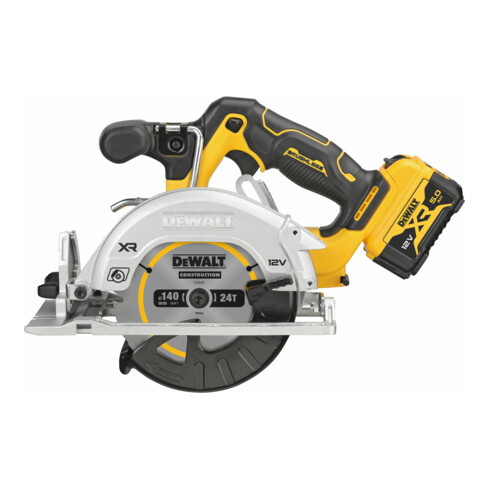 Scie circulaire sans fil DEWALT 12 Volts / 5 Ah , profondeur de coupe 47mm DCS512P2-QW
