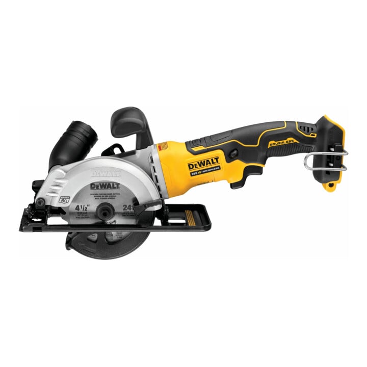 Scie circulaire sans fil DEWALT 18 volts compacte, profondeur de coupe 38mm (version de base) DCS571NT-XJ