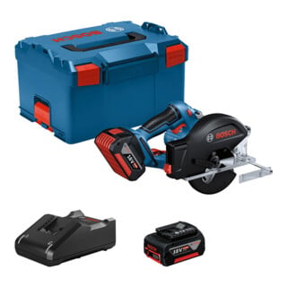Scie circulaire sans fil GKM 18V-50 Bosch, 2 x batterie GBA 18V 5.0Ah