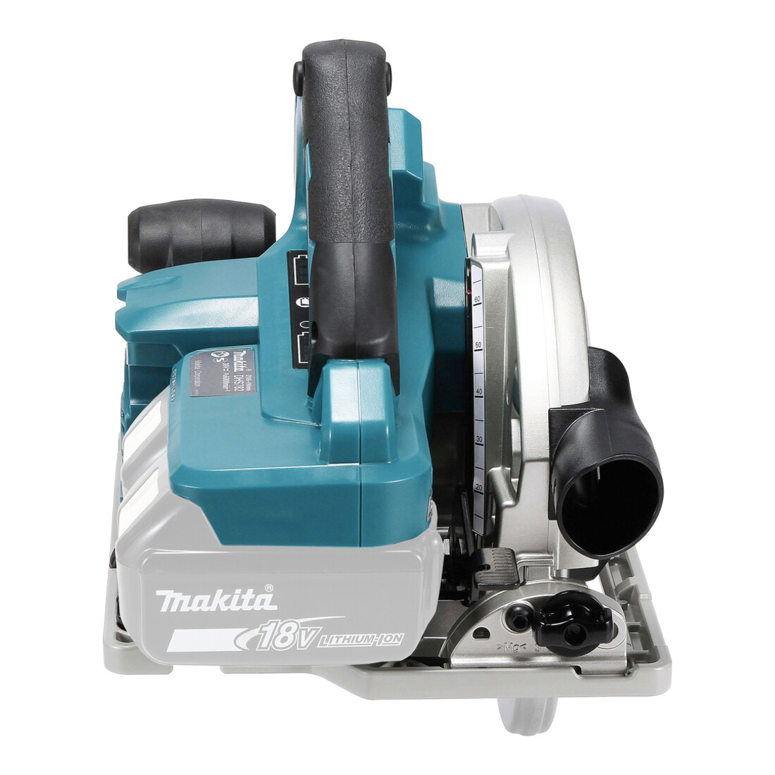 Scie circulaire sans fil Makita 2x18 V (sans batterie, sans chargeur) dans MAKPAC DHS782ZJ