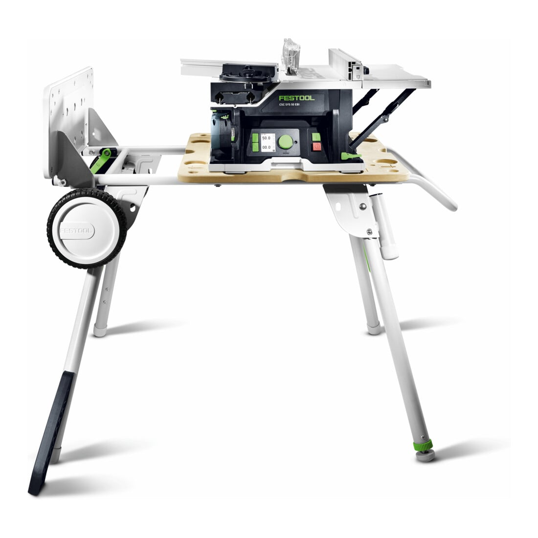 Scie circulaire sur table sans fil Festool CSC SYS 50 EBI-Basic