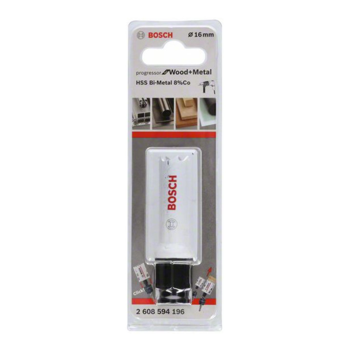 Scie cloche Bosch Progressor pour bois et métal 16 mm