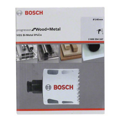 Scie cloche Bosch Progressor pour bois et métal 177 mm