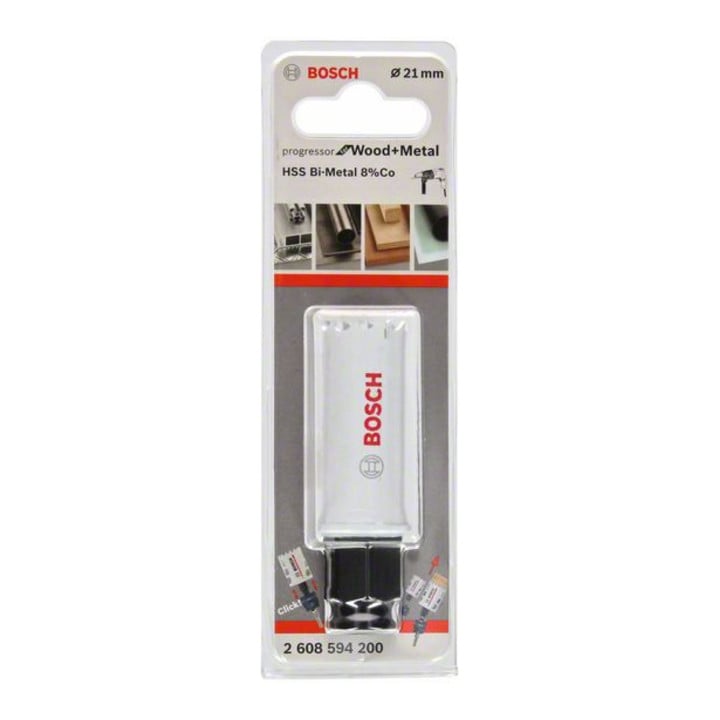 Scie cloche Bosch Progressor pour bois et métal 21 mm