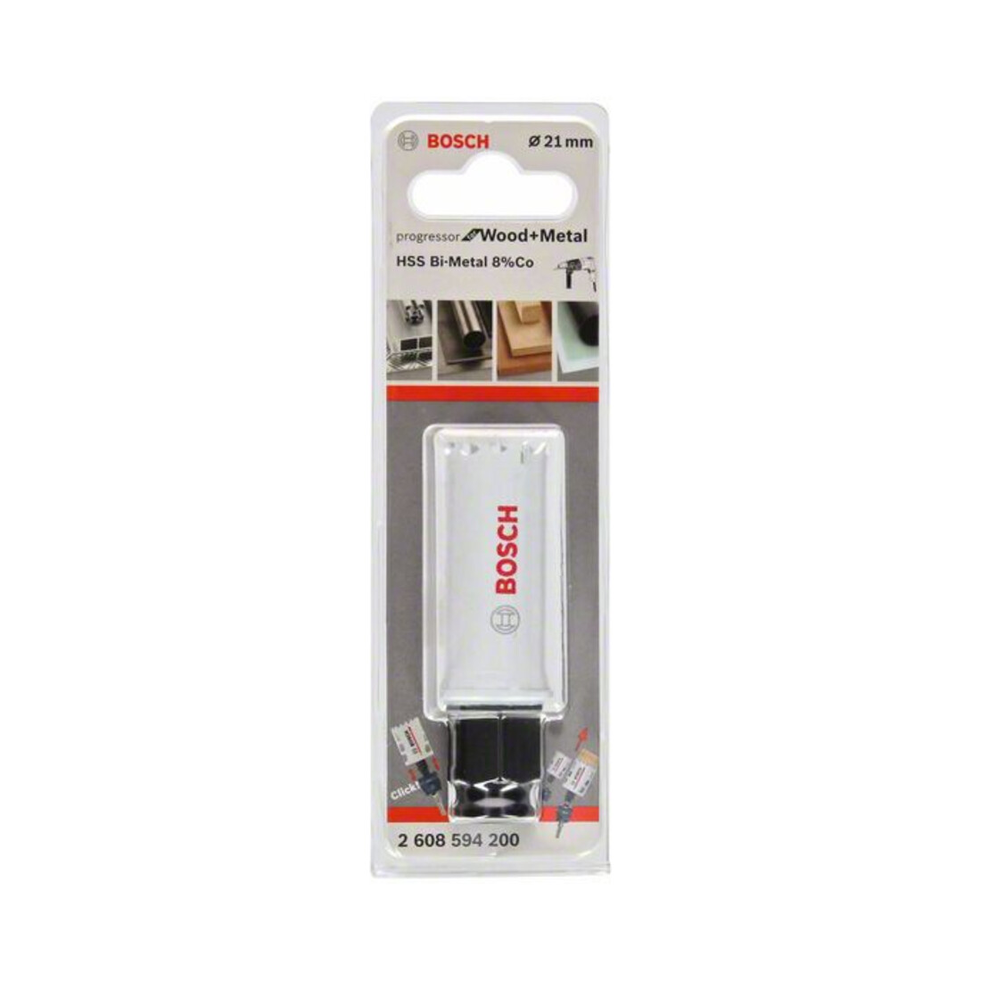 Scie cloche Bosch Progressor pour bois et métal 21 mm