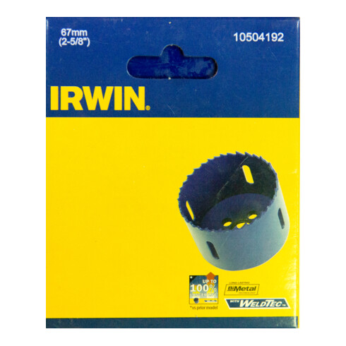 Scie cloche Irwin bi-métal 67mm