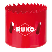 Scie cloche RUKO HSS bimétallique, à denture variable Ø 133 mm