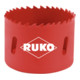 Scie cloche RUKO HSS bimétallique, à denture variable Ø 133 mm