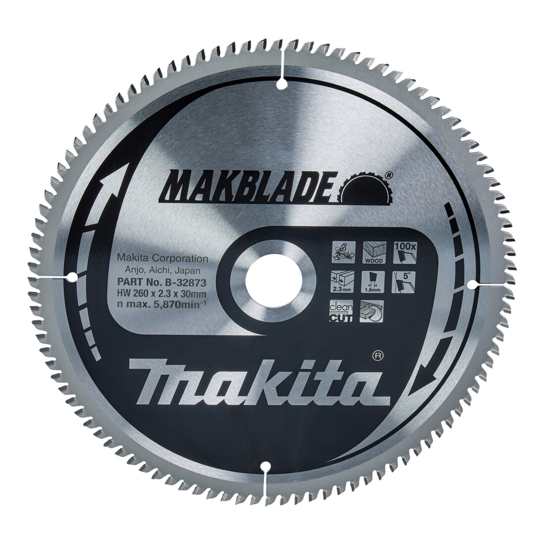 Scie Makita MAKBLADE 260x30x100Z (B-32873)
