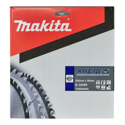 Scie Makita MAKBLADE+ 260x30x48Z (B-33495)