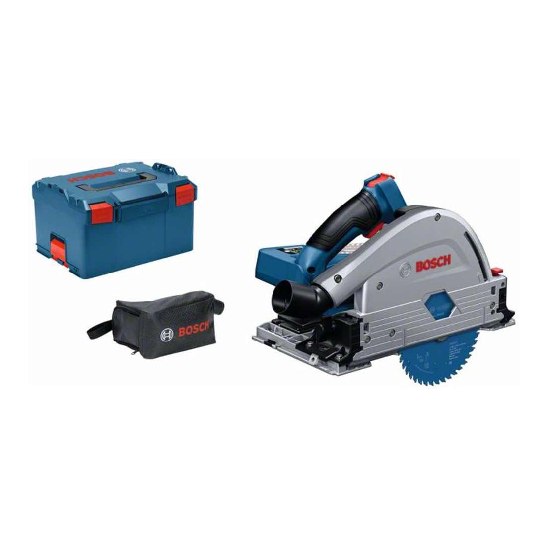 Scie plongeante à batterie Bosch BITURBO GKT 18V-52 GC, version Solo en L-BOXX