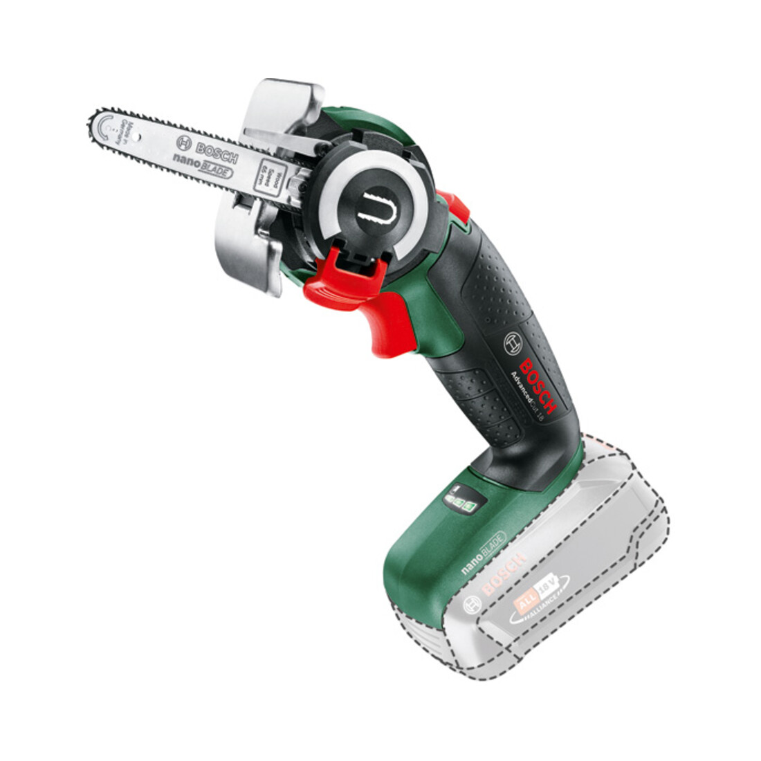 Scie sans fil Bosch AdvancedCut 18 avec technologie NanoBlade
