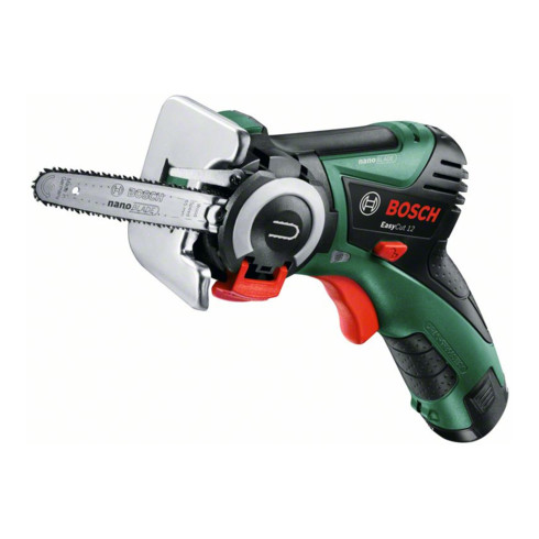 Scie sans fil Bosch EasyCut 12 avec technologie NanoBlade, avec 1 x PBA 12V 2,5 Ah batterie rechargeable