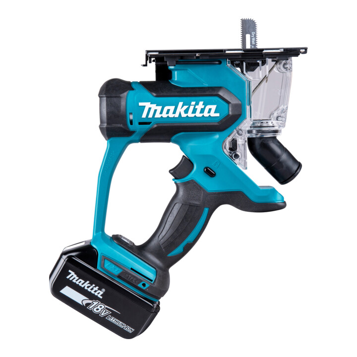Scie sans fil Makita pour plaques de plâtre DSD180Z version solo