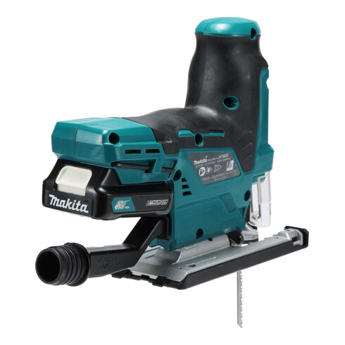 Scie sauteuse pendulaire à piles Makita 10,8 V / 4,0 Ah, 2 piles + chargeur dans MAKPAC JV102DSMJ