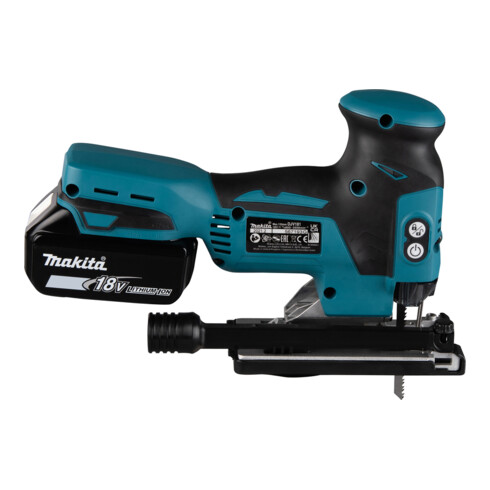 Scie sauteuse pendulaire sans fil Makita DJV181RTJ 18 V avec 2 batteries, chargeur rapide et dans la valise