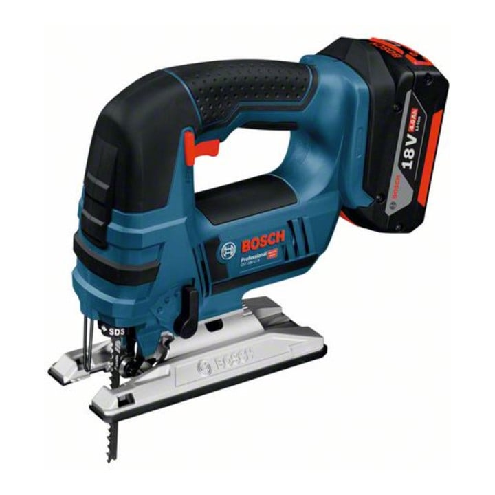 Scie sauteuse sans fil Bosch GST 18 V-LI B avec 2 x 4,0 Ah batterie Li-Ion L-BOXX