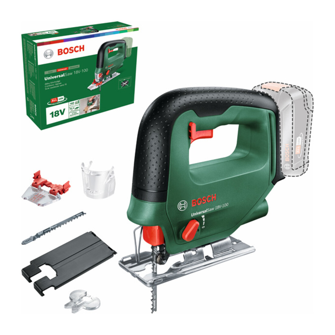 Scie sauteuse sans fil Bosch UniversalSaw 18V-100