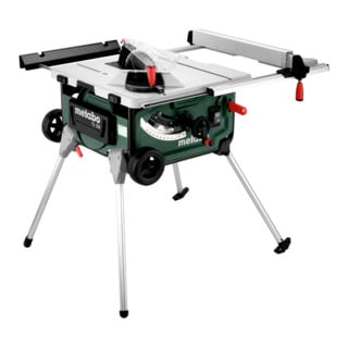 Scie sur table Metabo TS 254 avec cadre de base et fonction chariot ; boîte en carton