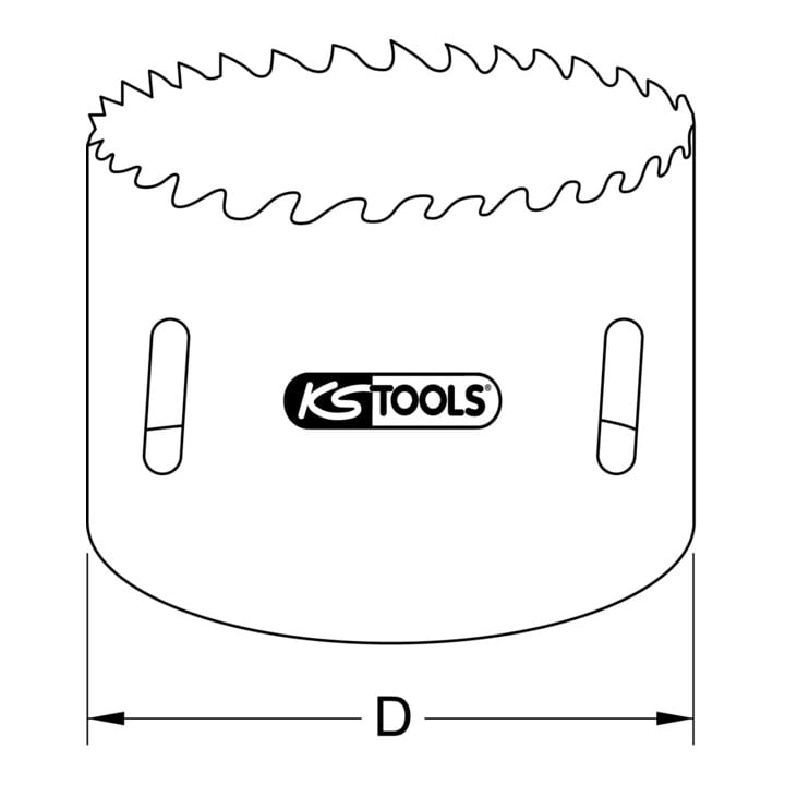 Scies cloches en HSS, 16mm