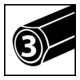 Scies trépans carbure, exécution courte Ø 17 mm