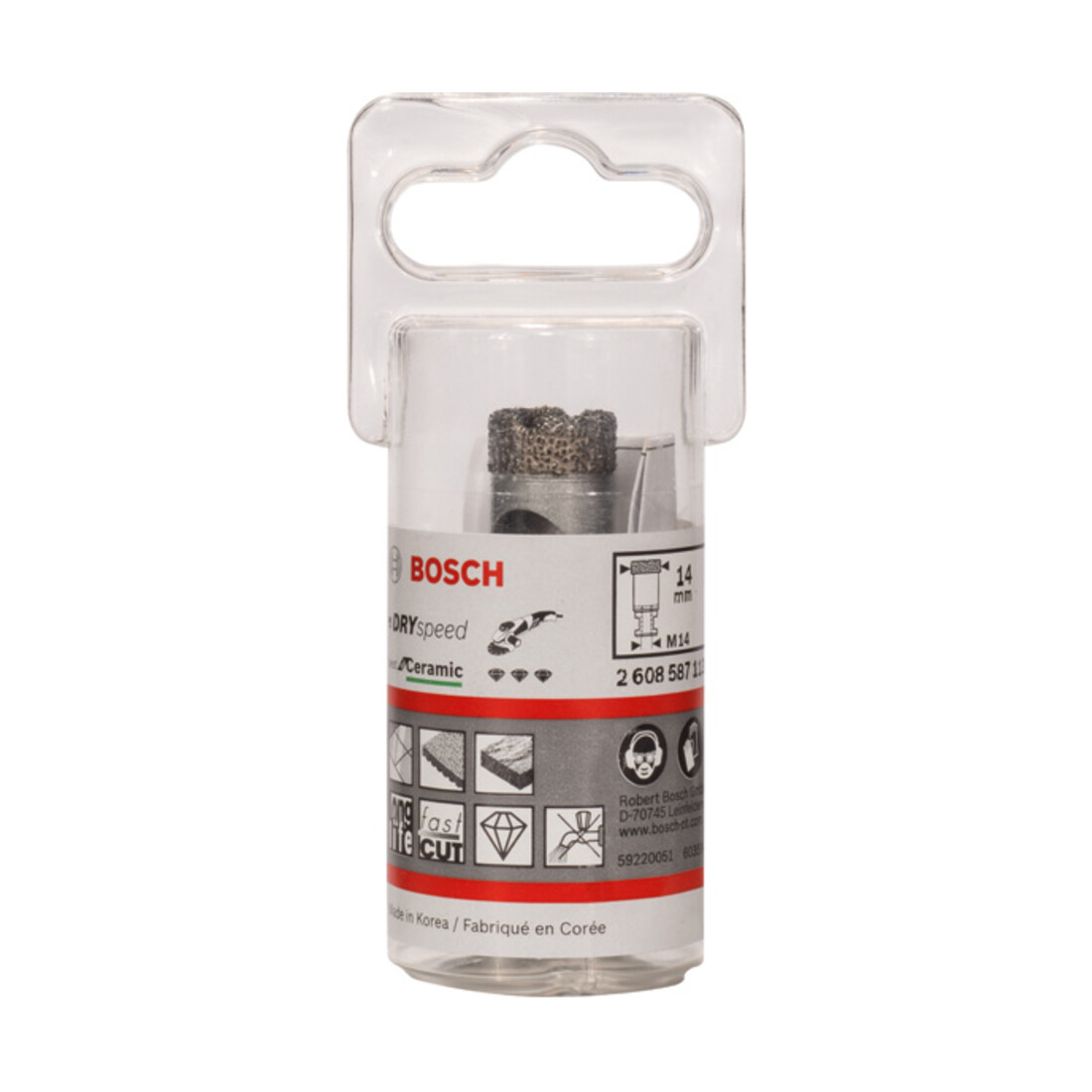 Bosch Dry Speed Best for Ceramic diamond drill bit