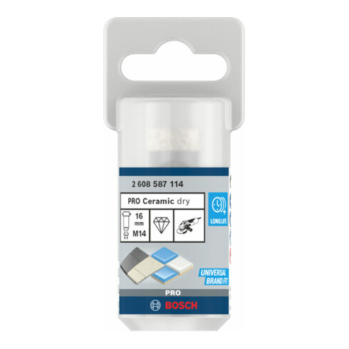 Bosch Dry Speed Best for Ceramic diamond drill bit