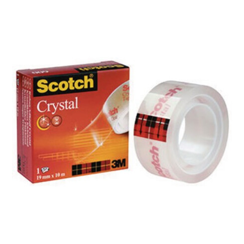 Scotch Klebefilm Crystal Clear 600 C6001910 19mmx10m transparent