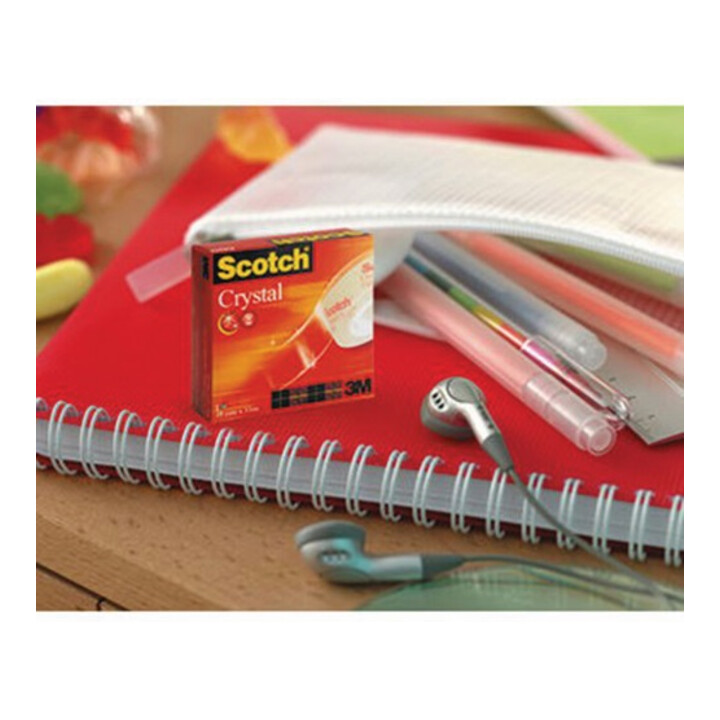 Scotch Klebefilm Crystal Clear 600 C6001933 19mmx33m transparent