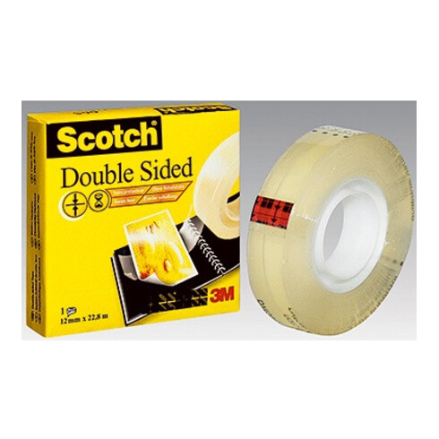 Scotch Klebefilm D6651222 12mmx22,8m beidseitig klebend