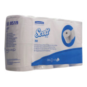 SCOTT 350 Toilet-Tissue 2lag. hochweiß 8x350Bl.