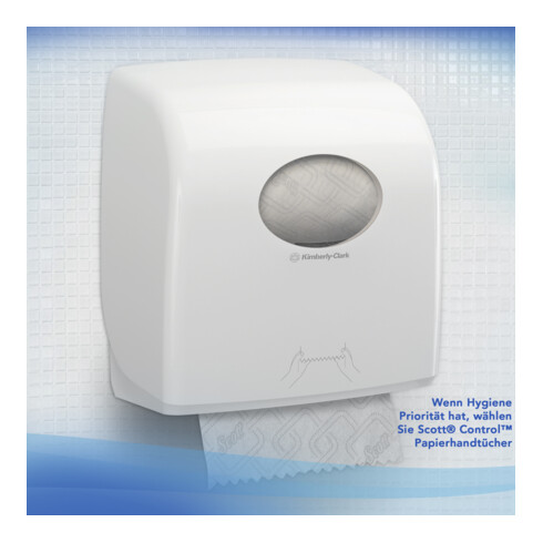 Scott Control Extrastarke Papierhandtücher gerollt, 6 x 300 m weiße Handtücher Rollen